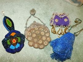 vintage beaded purses
