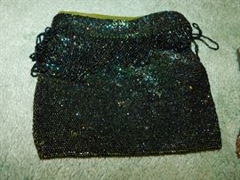vintage beaded purse