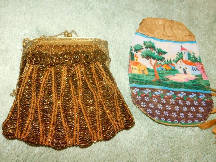 vintage beaded purses