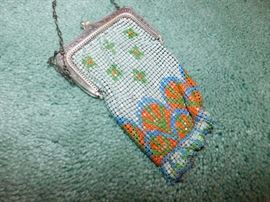 vintage mesh purse