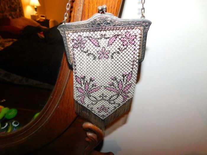 vintage mesh purse