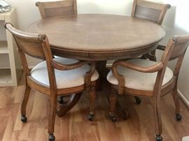 Game table with chairs 