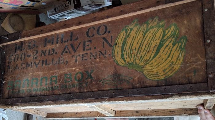 HG Hill antique banana box