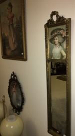 Several unique wall mirrors 