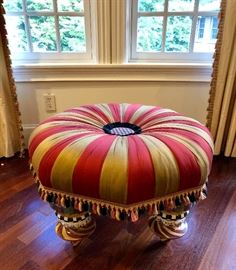 Mackenzie Childs Ottoman