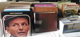 Records-vinyl LP's, 78's, 12". Mostly classical except for one Sinatra. Some Jazz 78's, 12". CD's and sheet music