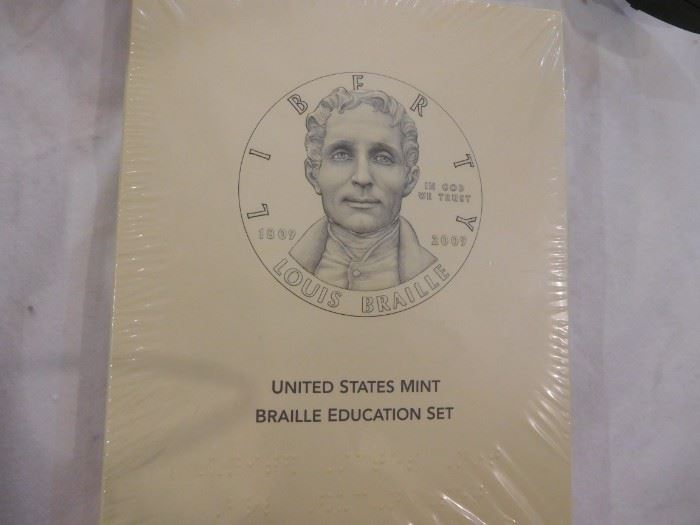 2009 Louis Braille Silver Education Set - Unopened