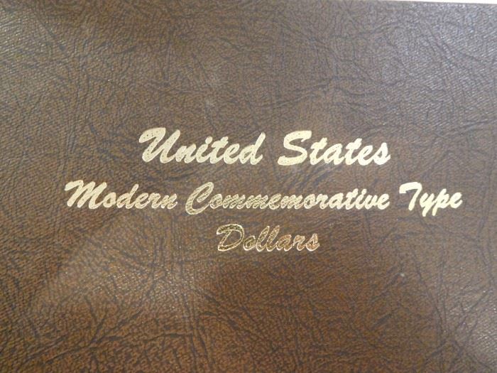 Book of United States Modern Commemorative  Dollars