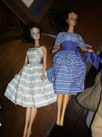 Vintage Brunette Barbie Dolls