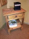 Rustic end table or night table