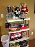 Games, puzzles and dolls