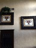 Lovely framed urn prints, high quality framing