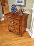 All wood night stand, almost new!