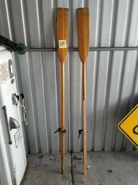 Set of Two Vintage Wynn Oars https://ctbids.com/#!/description/share/50432