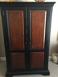 Riverside Black  Computer Armoire