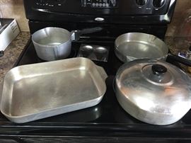 Collection of Vintage Magnalite
Wagner Ware