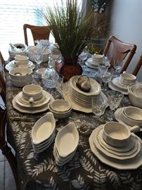 Over 100 Pieces of 
    Pfaltzgraff Ironstone Hertiage Set