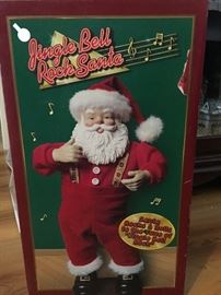 Vintage Jingle Bell Rocking Santa