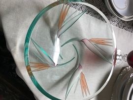 Fantastic Signed 1952 Murano Glass Center Bowl
