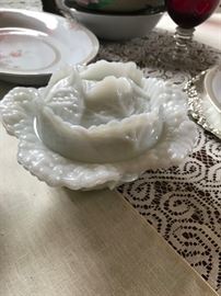 Portieux Vallerysthal French Cabbage Shaped Bowl