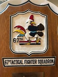 Rare WWII Commanders Office Plaque