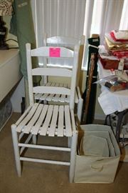 Pair Painting Side Chairs