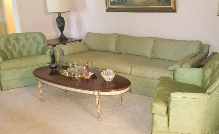 Very nice clean Mid Century Modern Sofa & Chairs