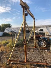 Large a frame hoist. We have 2 available. 