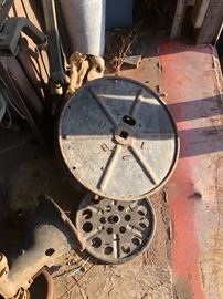 Many metal pieces for sale 