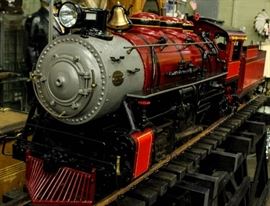 Lot 394 - Huge 7.5 Gauge Ride-able Miniature Railway Train