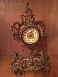 Old Cast Shelf Clock 