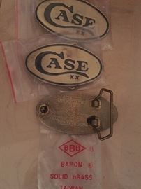 Vintage Brass Case XX Belt Buckles