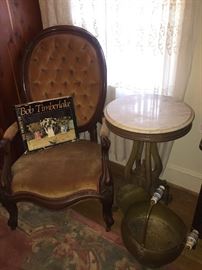 Second Victorian Arm Chair and Table