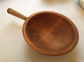 Wooden Handled Bowl