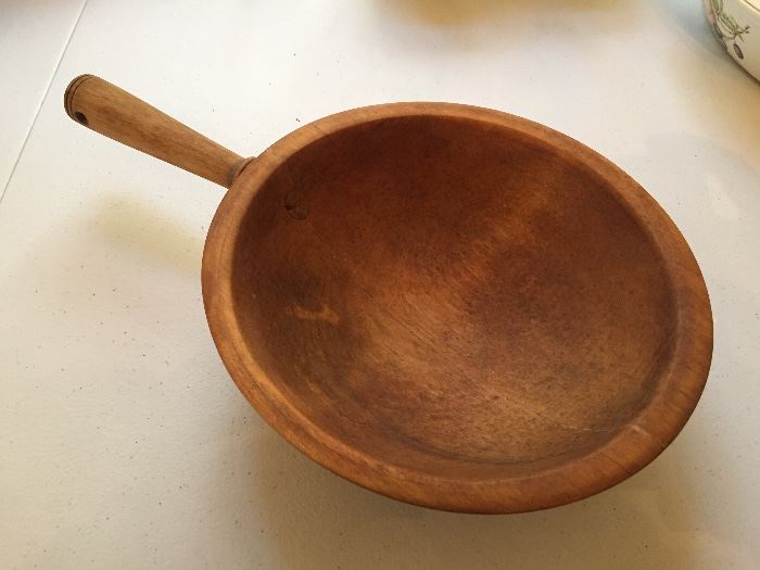 Wooden Handled Bowl