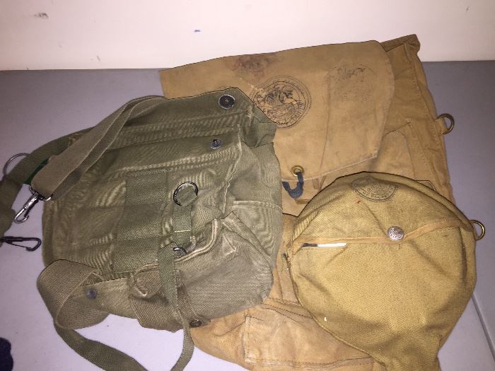Boy Scout Pack and Canteen