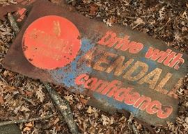 Kendall Motor Oil Sign