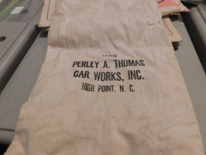 Old Perley Thomas Car Works Bank Bag