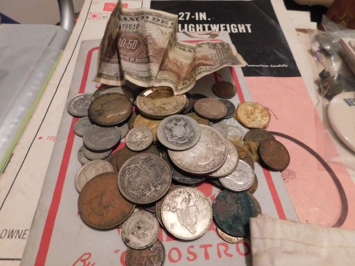 Assorted Old Foreign Money(Silver and more)
