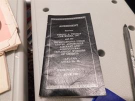 Union Agreement Booklet(Perley A. Thomas Car Works)