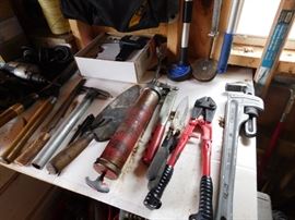 Grease Gun, Bolt Cutters