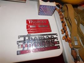 Vintage Thomas Built Buses Emblems and Badges