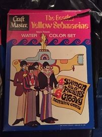 Craft Master Beatles Yellow Submarine Water Color Set(Contents Present But Used)