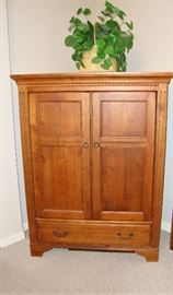 VERY NICE ETHAN ALLEN MEDIA CABINET - GREAT SIZE! DOES NOT TAKE UP ALOT OF SPACE.