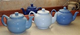 VARIETY OF TEAPOTS - ENGLAND