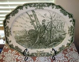 WILLIAMS-SONOMA "ROYAL GAME" VERY LARGE SERVING PLATTER