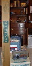 TECHNICOLOR PROJECTOR and DA-LITE SCREEN