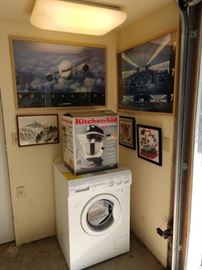 Garage:  Kitchen Aid 600 model

Combination Washer/Dryer (New)