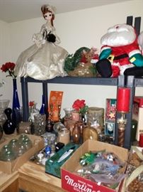 Garage:   Christmas Stuff, Ornaments