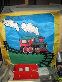 Bus Barn:  Train Banner